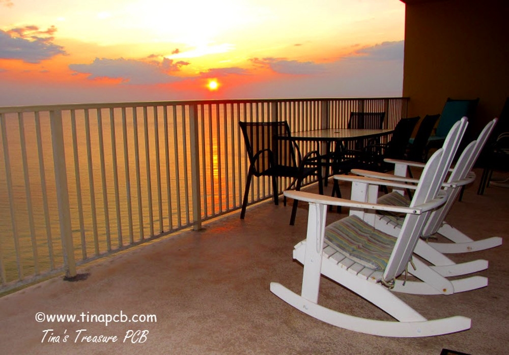 Click here to watch video of sunset from the balcony